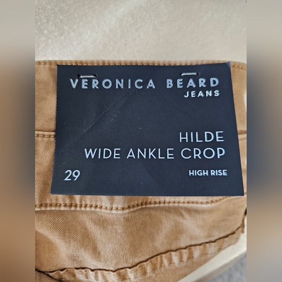 VERONICA BEARD Hilde Wide Ankle Crop Pants - Picture 8 of 10